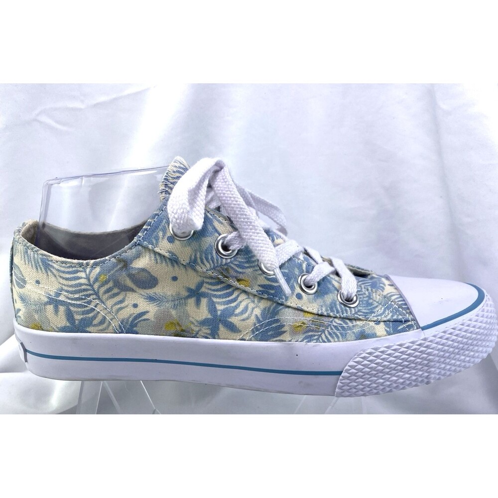 Airwalk Sneakers Women’s 8.5 Canvas Floral Cap Toe Old Skool Casual 181510 - Picture 5 of 10